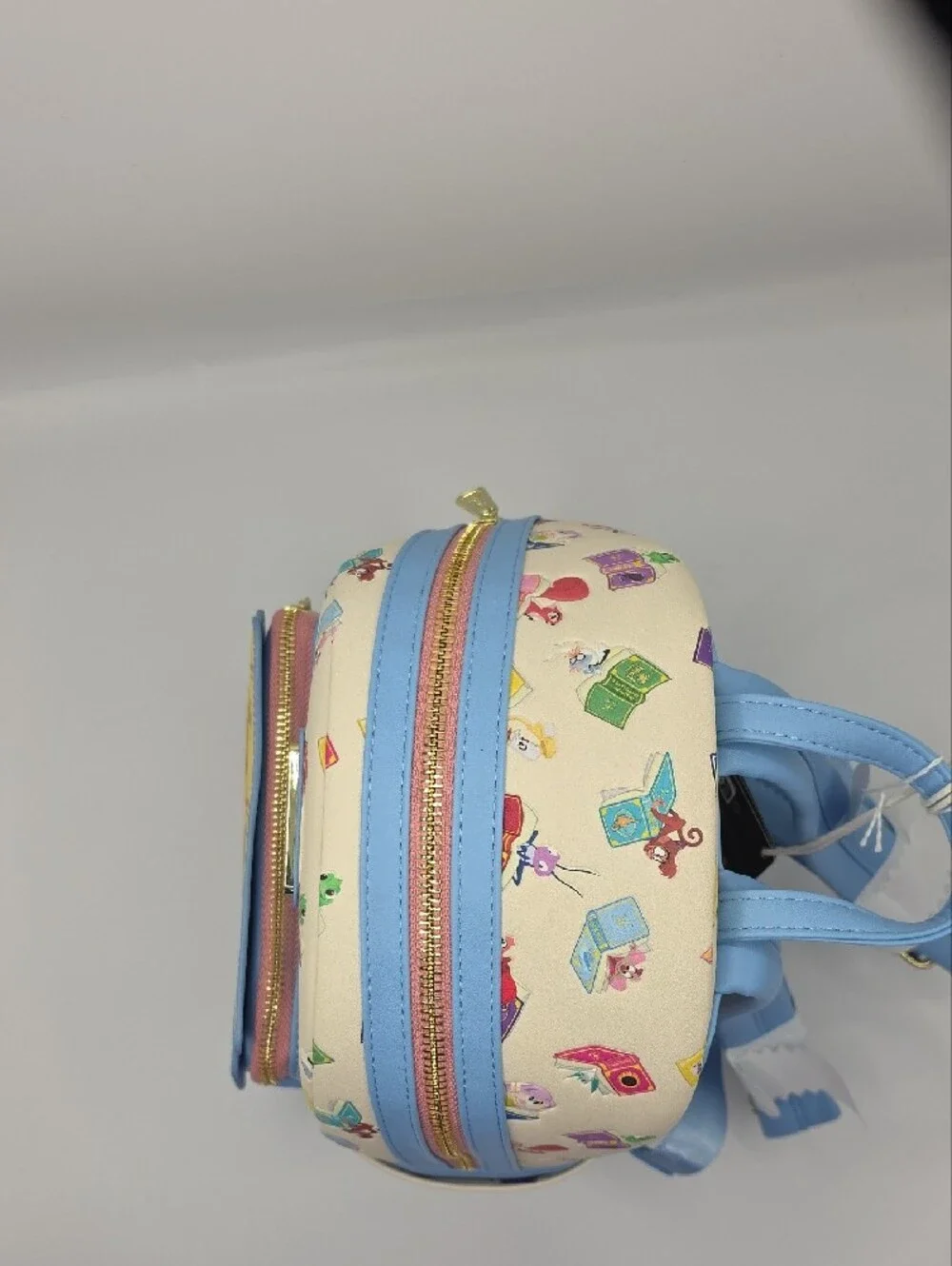 Loungefly Cream & Pastel Princess Storybook Mini Backpack - Disney Classics